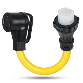 NEMA SS2-50R to 14-50R Generator Adapter Cord, 50Amp SS2-50 Twist Lock Receptacle to 14-50 Receptacle Female to Female Plug, for RV EV Generator