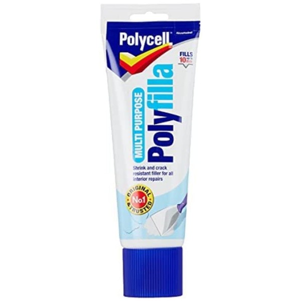 Polycell PLCMPP330GS Multi-Purpose Polyfilla Ready Mixed, 330 g , White,