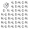 50pcs Aluminum Heatsink 10x10x10mm + Thermal Conductive Adhesive Tape Mini