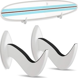 Hang 11 Surfboard Wall Mount - Stylish Wooden Rack for Display