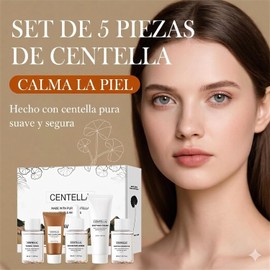 Madagascar Centella - Kit de Viaje Básico Para Esquís Calmante, Tamaño Compacto – Muestras de Productos para el Cuidado de la Piel, Rutina Básica para Piel Sensible – Set Portátil para Viajar