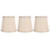 3Pcs Small Lamp Shades Soft Cloth Hand Crafted Safe Design