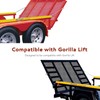 Atesilor 4Pcs Aluminum Alloy Rollers Pins Washers Rings Black with