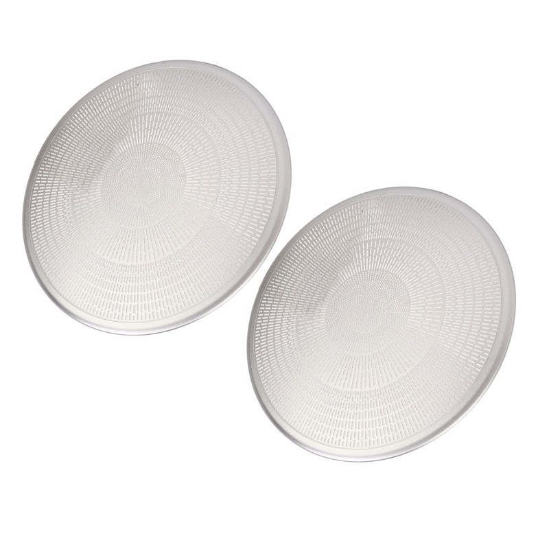 2PCS Car Audio Speaker Cover Stainless Steel Replacement for FJ