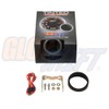 GlowShift Tinted Series Volt Voltmeter Gauge - Reads Battery Voltage