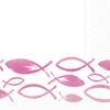 20 Small Cocktail Napkins Festive Swarm Fish Pink | Table