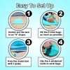 EasierHike Beach Shade Tent, 10 × 10 Ft Portable Easy