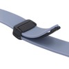 Silicone Watch Wristband Magnetic Suction Waterproof Foldable Silicone Watch Strap