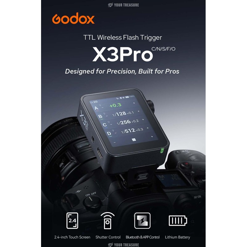 Godox X3Pro-C X3Pro Canon Compatible Wireless Transmitter