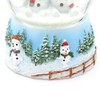 Dekohelden24 Snow Globe Snow Children with Hat on Elaborately Decorated