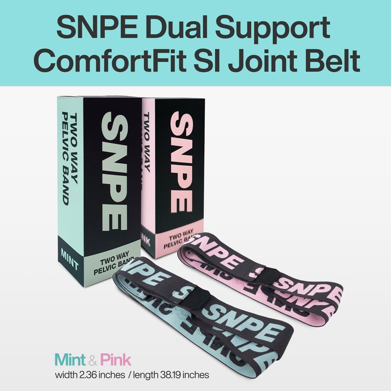SNPE Dual Support ComfortFit SI Joint Belt : superior stability