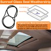 MIYIMORE Sunroof Glass Seal Weatherstrip, Compatible with Ford Expedition 97-17/F150