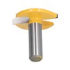 Horizontal Crown Router Bit，1/4 Inch Shank Crown Cap Molding Router