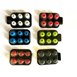 For Beats Beats Replacement Ear Buds Tips For Powerbeats 2 / 3 / urBeats Wired / Wireless - FLASH BLUE