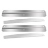 24" Stainless Steel Mud Flap Weights Pair Weight w/Backing Plate