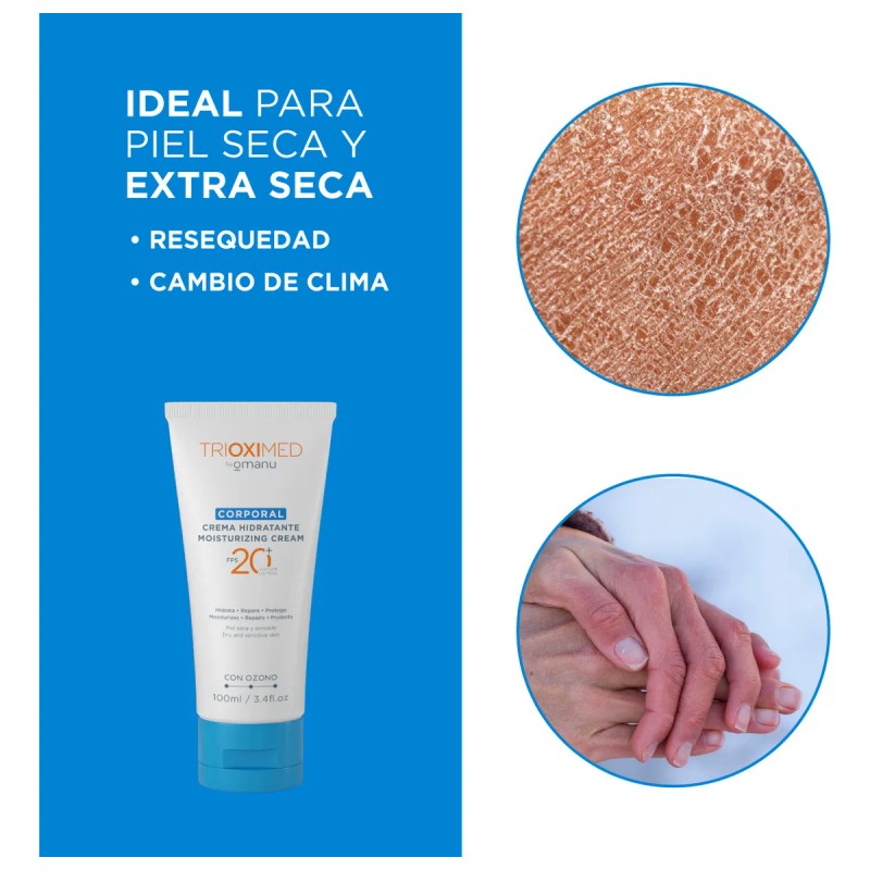 Crema Corporal Hidratante 100 Ml Ozono