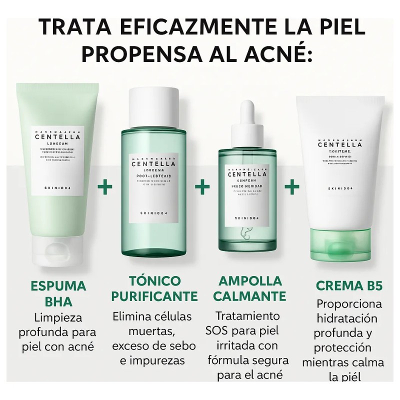 Skin1004 Madagascar Centella Tea-trica B5 crema 75 ml, calma y