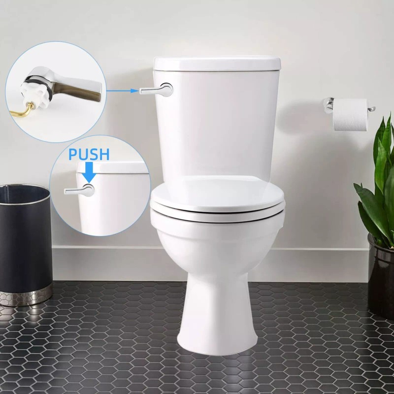 Universal Front Mount Handle Hibbent 2 Pack Toilet Tank Flush