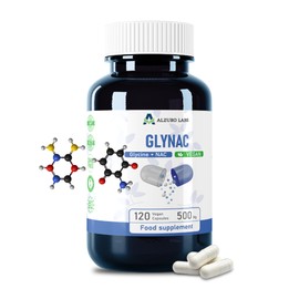 Alzuro Labs GlyNAC | 500 mg | Glycine & N-Acetyl-Cysteine (NAC) | 120 Vegan Capsules | 4 Month Supply | GMP & Laboratory Tested