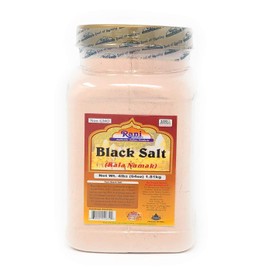 Rani Black Salt (Kala Namak) Powder, Vegan 4lb (64oz) ~ Bulk, Unrefined, Pure and Natural | Gluten Free Ingredients | NON-GMO | Indian Origin