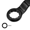 uxcell 50mm Offset Box End Ring Type Impact Wrench, High