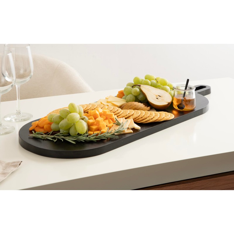 Kate and Laurel Staven Transitional Capsule Serving Board; 30 x