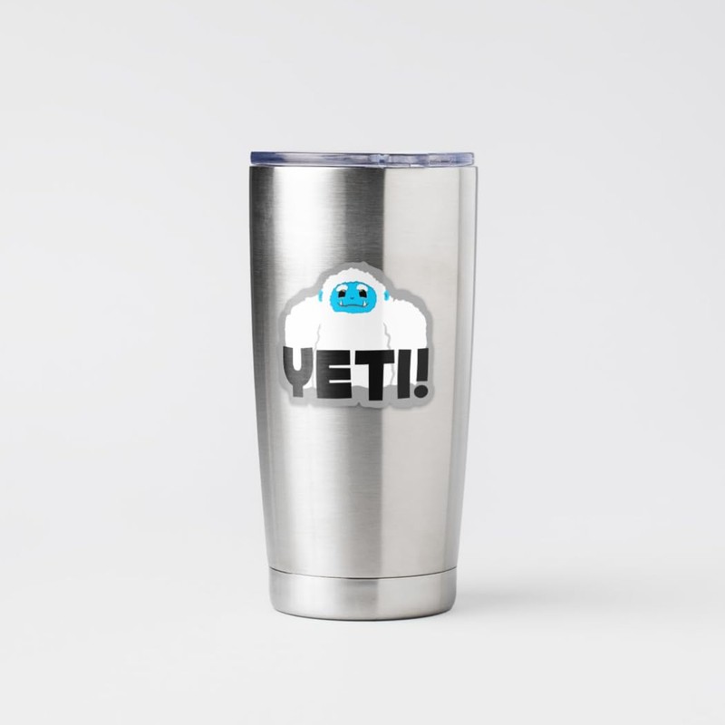 Yeti - Sticker, 3" Vinyl Sticker, Water Proof, Fade Proof,