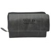 Women's Purse, Wild Leather, in 9 Colours Rfid Black Damen