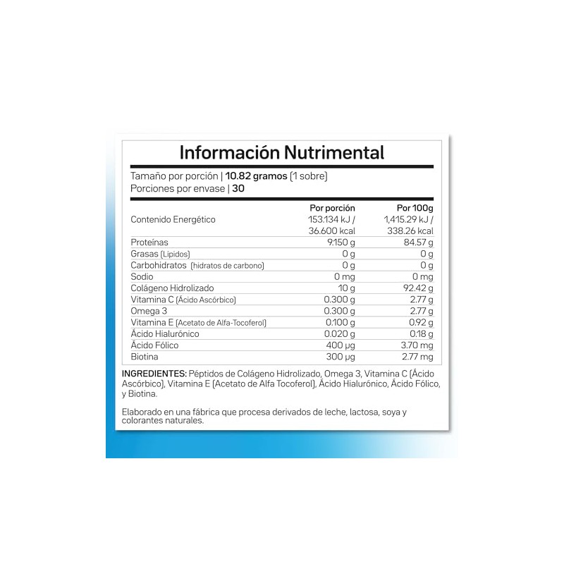 Primetech Nutrition Colágeno Hidrolizado Velvet Sobres Individuales Verisol Vitaminas Antioxidantes