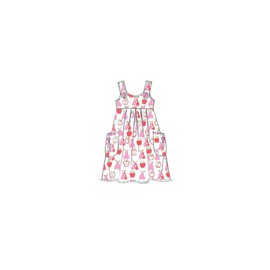 McCall's Patterns M5613 Size CHJ 7-8-10-12-14 Children's/ Girls' Dresses, Pack of 1, White