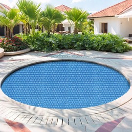 Cover for Swimming Pools - PE Kiddie Pool Cover Round | Dustproof Hot Tub Protective Lid for Outdoor Backyard Home Yard