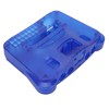 Retro Video Game Console Case Translucent Blue Replacement Protective Shell