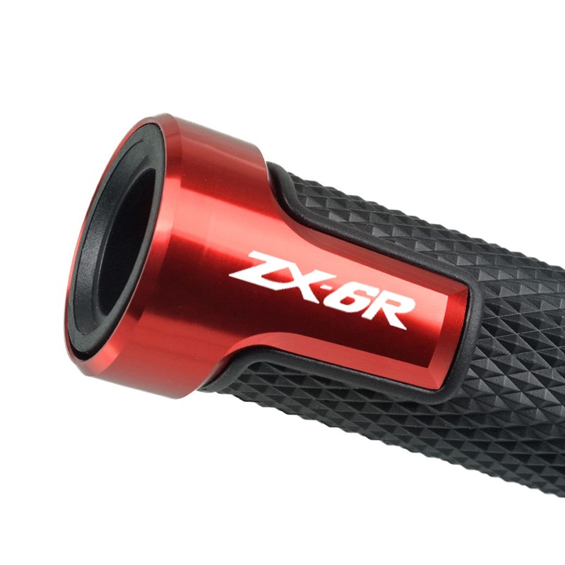7/8'' 22mm Motorcycle CNC Aluminum Powersports Handlebar Grips with Grip