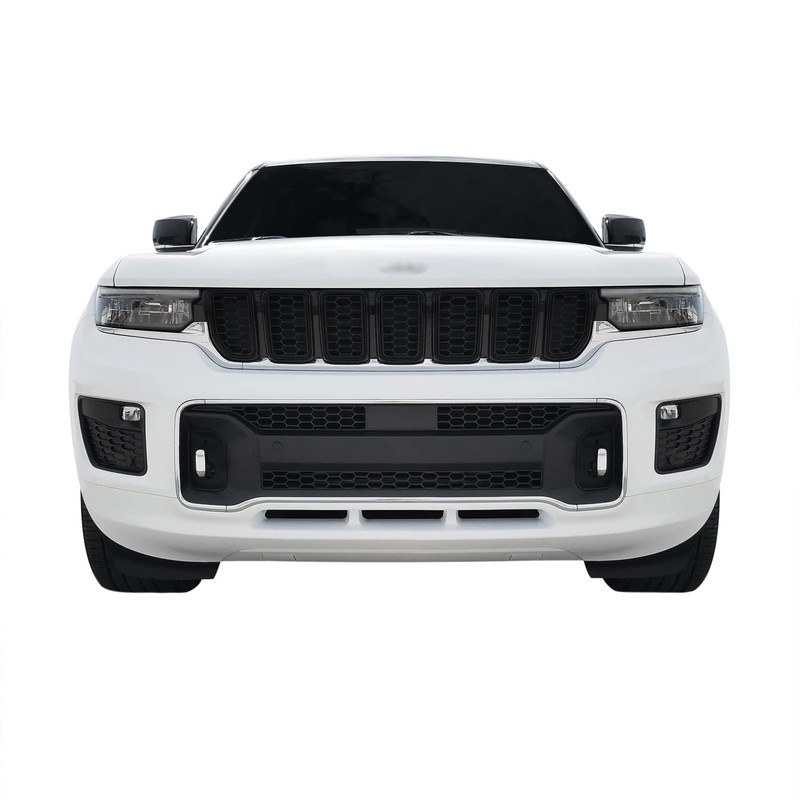 SlickMod Chrome Delete Blackout Vinyl Overlay for 2021-2023 Jeep Grand