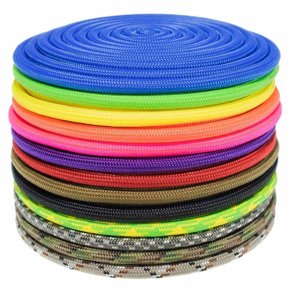 GOLBERG Nylon Paramax Utility Cord – Choose from 1/4 inch or 5/16 inch Diameter – Available in 5 Lengths and 20+ Colors