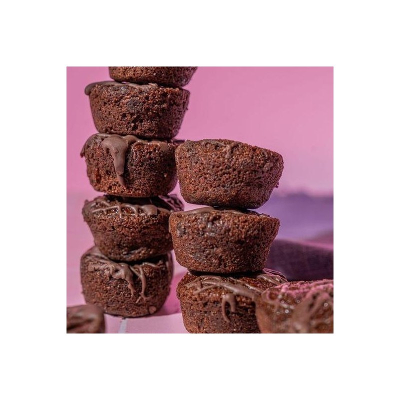 Chocolate Fudge Prime Bites Protein Mini Muffins - 15g Protein,