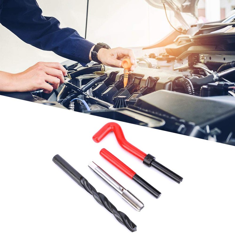 17-Piece M12x1.5 Thread Repair Tool Set, Thread Inserts Inner Helicoil