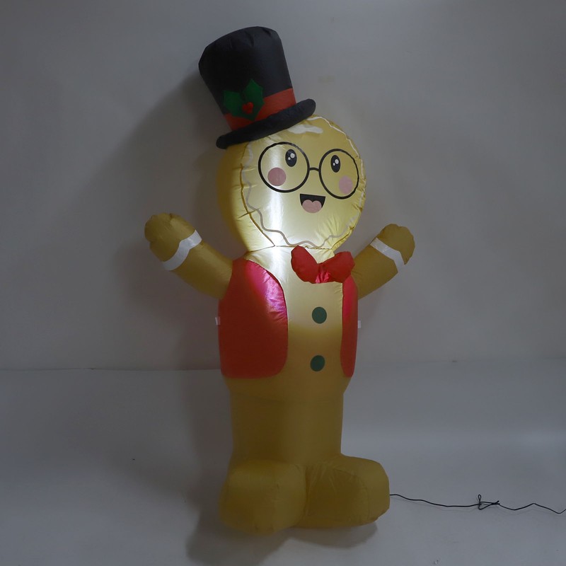 Valentines Day Inflatable Decoration with LED Lights Cute Boy Shape