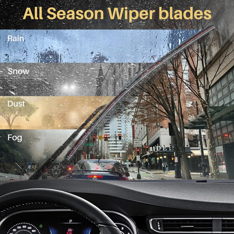 DOG TAIL Windshield Wiper Blades for My Car 24"+18" with