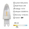 Edearkar G9 LED Bulbs Base Light Bulbs 1W AC110V Dimmable