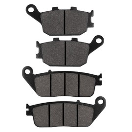 Brake Pads Front & Rear Compatible with Honda VT1100 C2/C3 VTX 1300 S Retro/C/R/T Shadow ACE Sabre VT1100 VT1300 1995-2007
