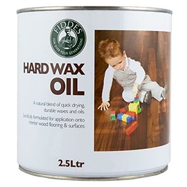 Fiddes Hard Wax Oil, A Blend of Natural Oils and Wax, Smoked Oak, 1 Liter