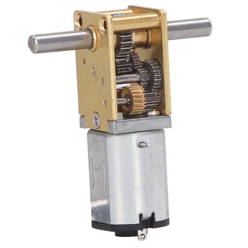 DC Gear Motor, Double Shaft Worm Car Machine Reduction DC