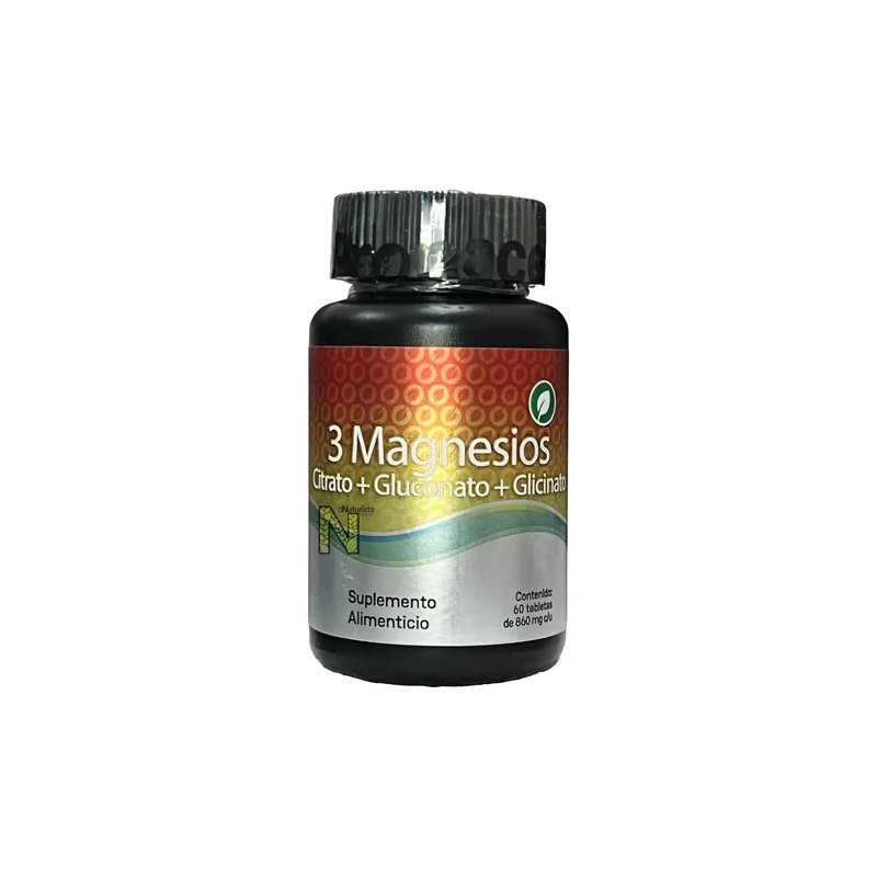 Magnesio 3 (citrato + Gluconato + Glicinato) 60 Tab Pronacen