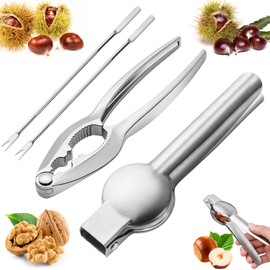BellaGesundheit Chestnut Cutter, Chestnut Opener, Stainless Steel Chestnut Cutter, Chestnut Tongs, Chestnut Clip, Nutcracker for Walnuts, Chestnuts, Nuts