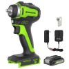 Greenworks 24V 3/8" 200Nm Impact Wrench IWG406, 2Ah Battery &