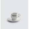 Bristot Porcelain Espresso Cups with Saucers | Dolomit Espresso Cup