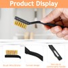 Jeffbaubl 24 Pieces Small Wire Brush, 6.7 Inch Scratch Brushes,