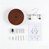 QJCMUUYI 5.1" Wooden Ceiling Canopy Kit Handmade Wood Ceiling Plate