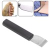 Leather Skiving Knife Flat Mouth Ergonomic Wooden Handle DIY Hand